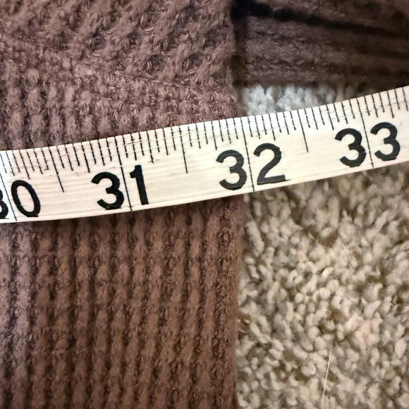 Waffle-Knit Henley Top Henley Sweater Old Navy Peppercorn Color 4X - Picture 6 of 7